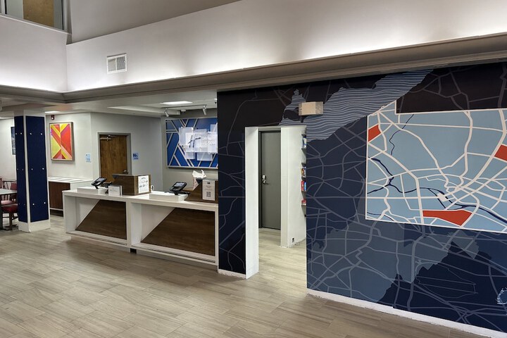 Interior entrance