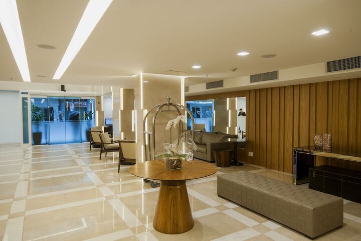 Interior entrance