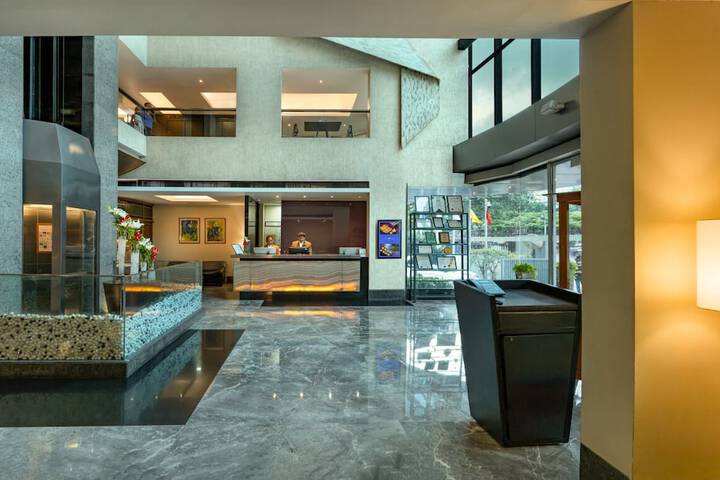 Interior entrance