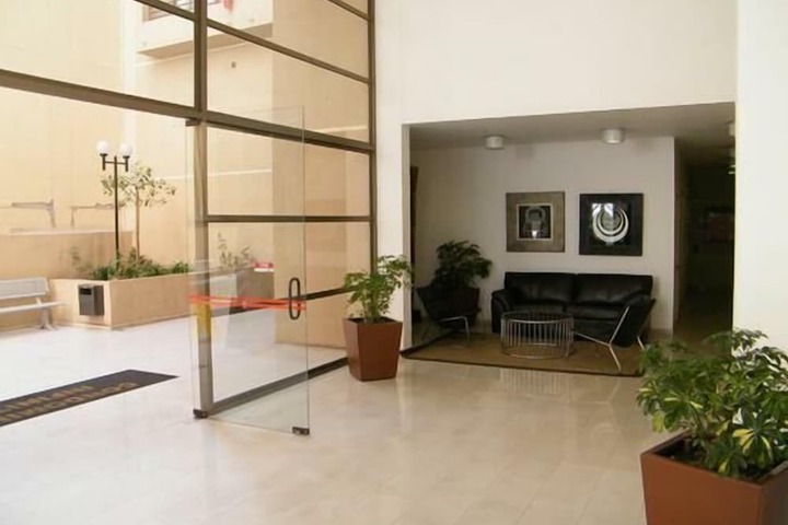 Interior entrance