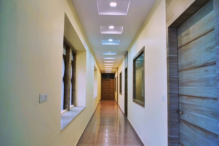 Interior entrance