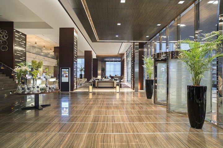Interior entrance