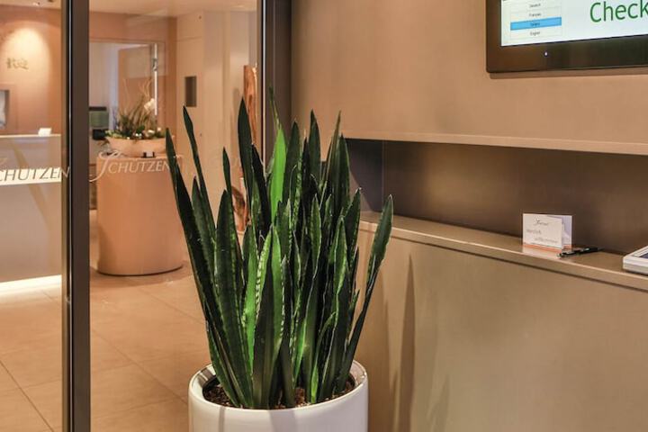 Check-in/check-out kiosk