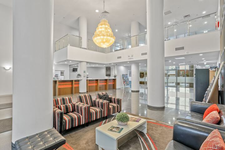 Interior entrance