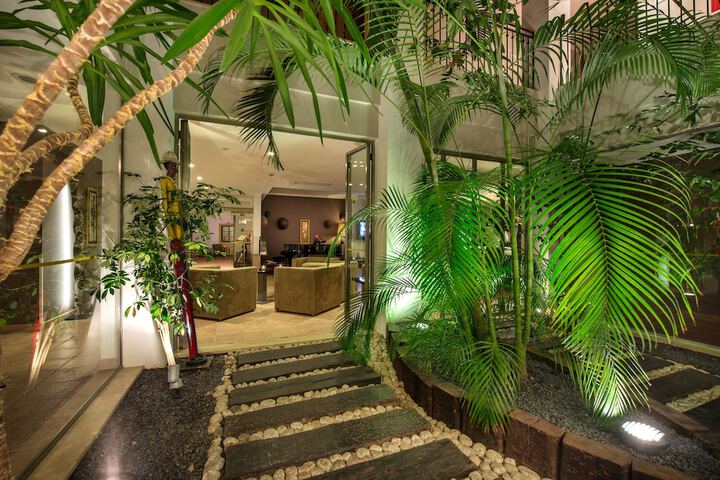 Interior entrance