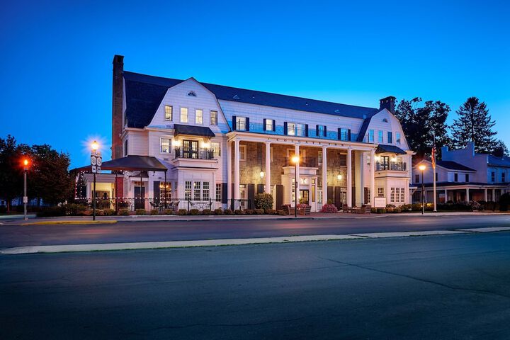 Front of property - evening/night
