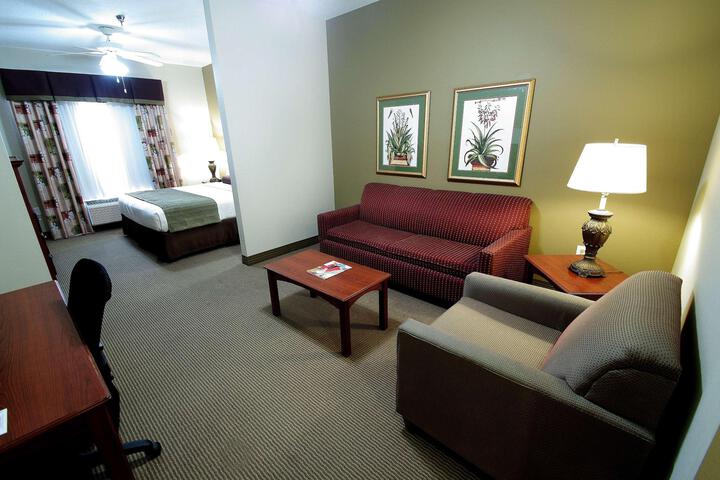 Suite 1 King Bed 42 Inch LCD Television Sofa Bed WiFi, Microwave and Refrigerator, Coffee Maker Full Breakfast (4 of 6)