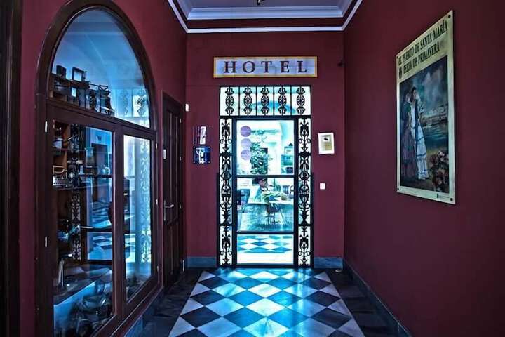 Interior entrance