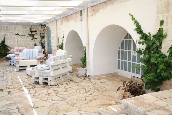 Interior entrance