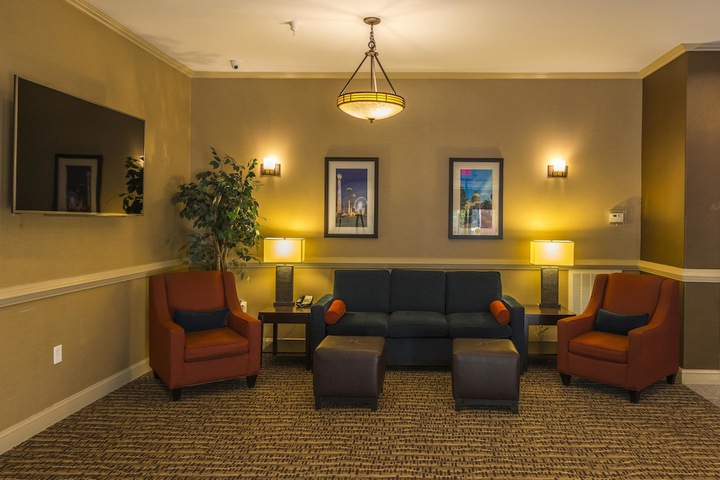 Lobby sitting area