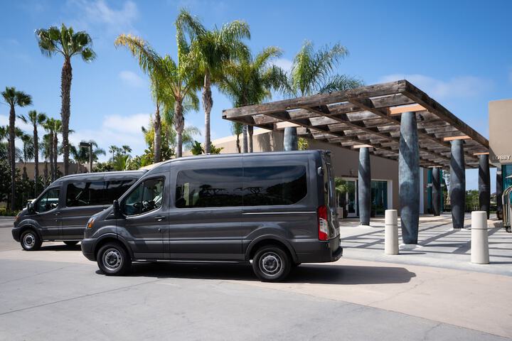 Theme park shuttle