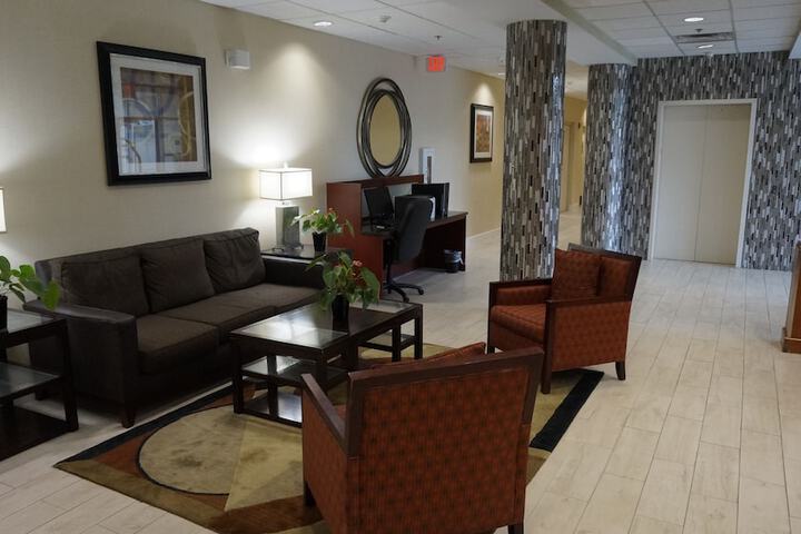 Lobby sitting area