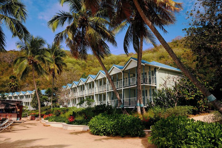 Exterior of Soho Beach House Canouan