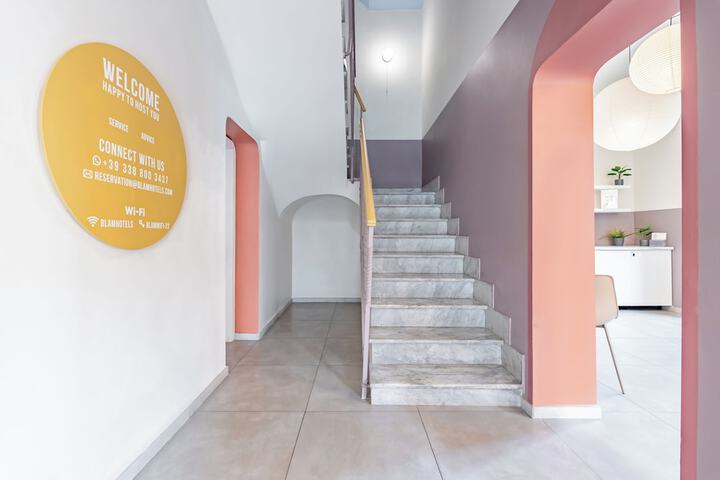 Interior entrance