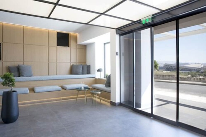 Interior entrance