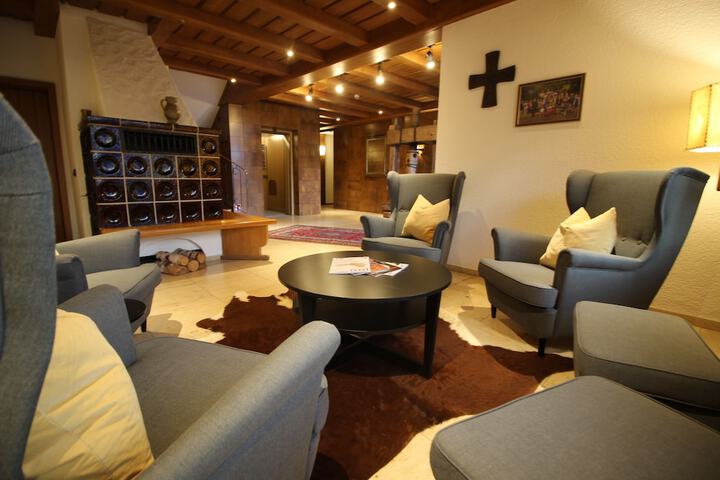 Lobby sitting area