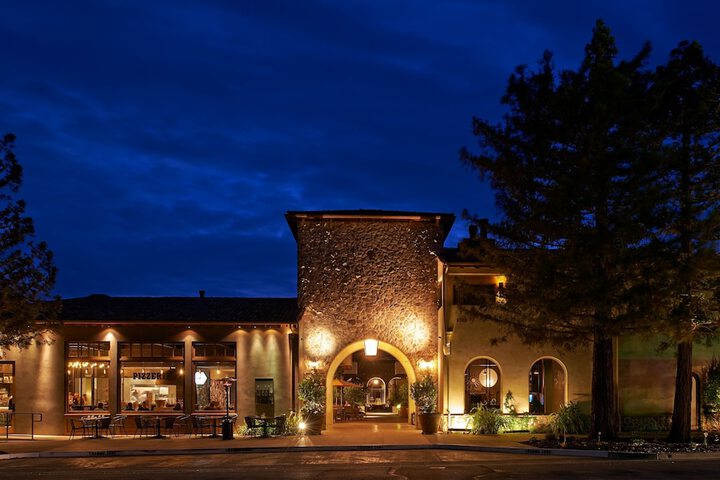Front of property - evening/night