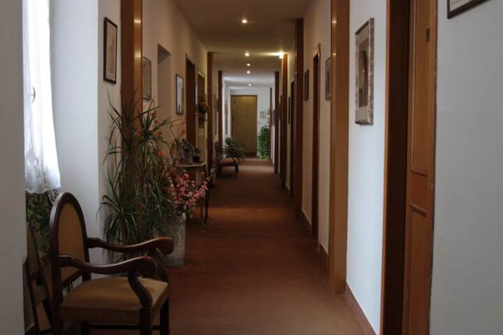 Interior entrance