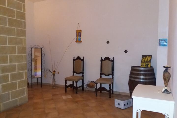 Interior entrance