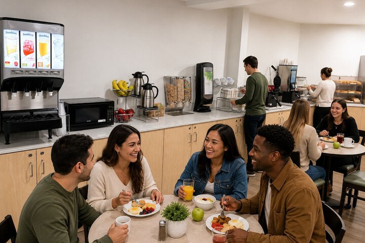 Breakfast area