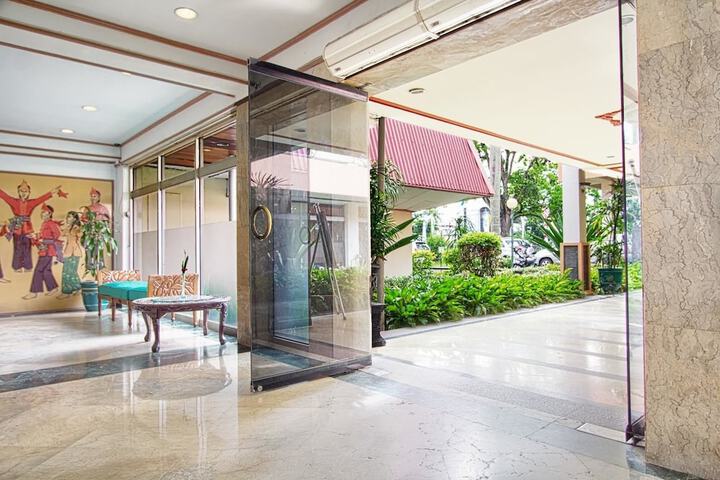Interior entrance