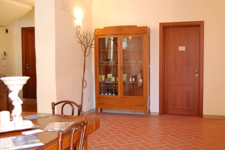 Interior entrance