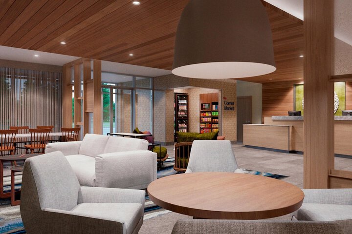 Lobby sitting area