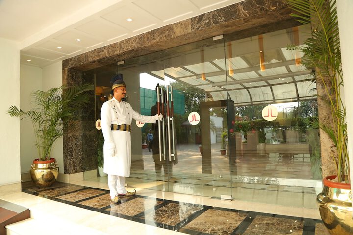 Interior entrance