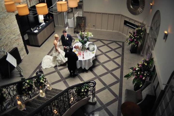Indoor wedding