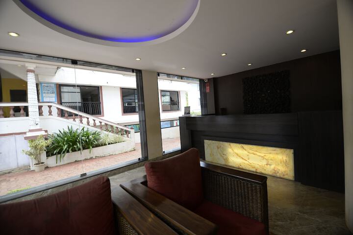 Interior entrance