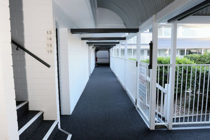 Interior entrance