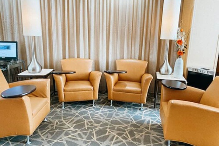 Lobby sitting area