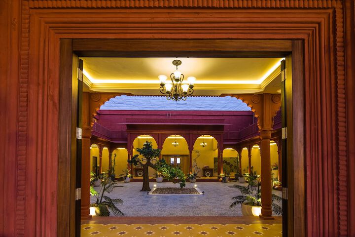 Interior entrance