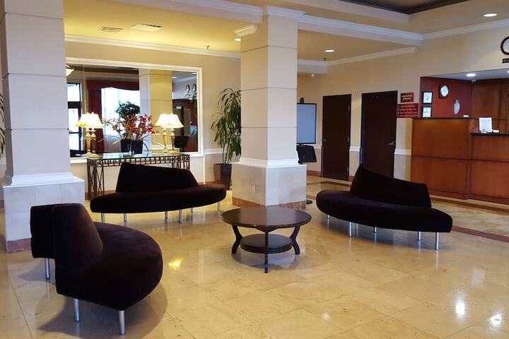 Lobby sitting area
