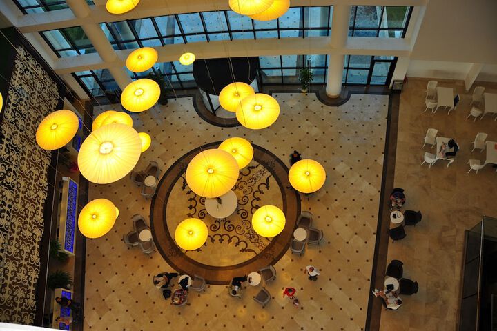 Interior entrance
