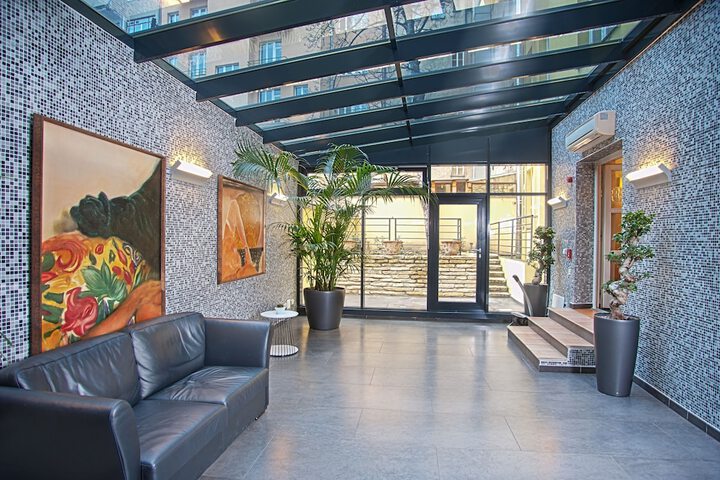Interior entrance