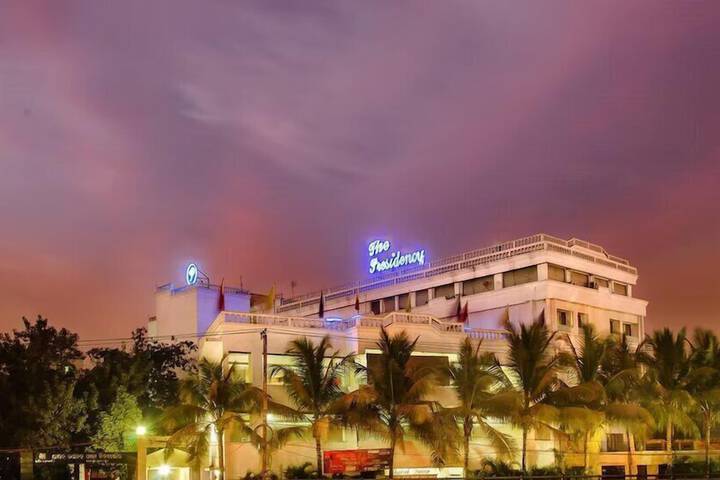 Exterior of The Presidency Hotel in Bhubaneswar