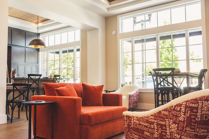 Lobby sitting area