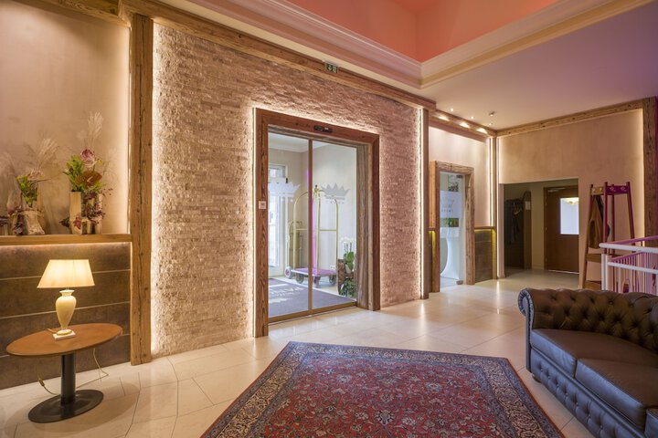 Interior entrance
