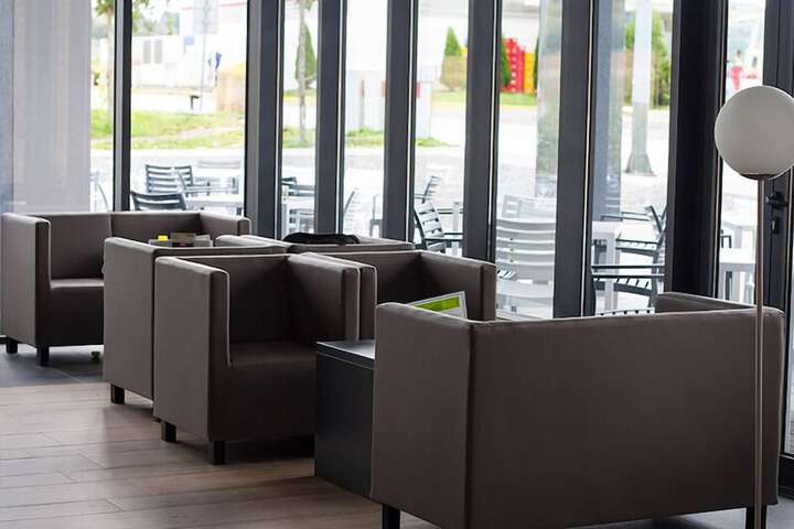 Lobby sitting area