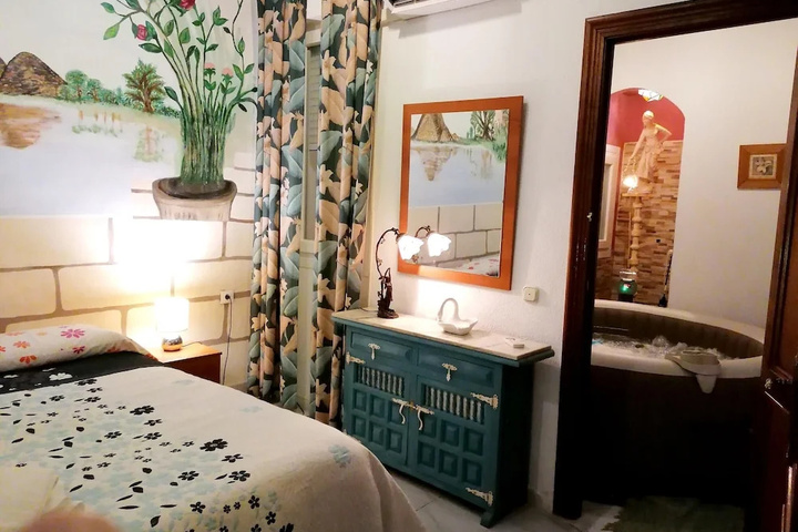 House With 3 Bedrooms in Calamonte With Furnished Terrace and Wifi
