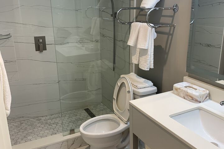 Suite 1 King Bed Mobility Accessible Roll in Shower Sofa Bed Full Breakfast (12 of 23)