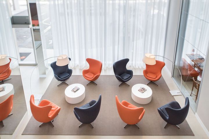 Lobby sitting area