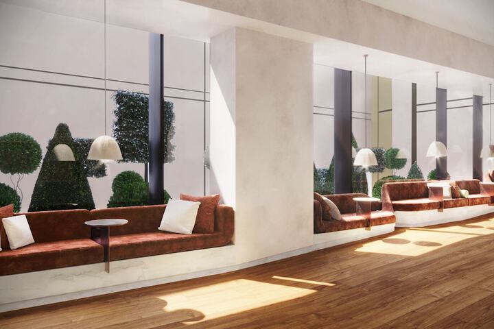 Lobby sitting area