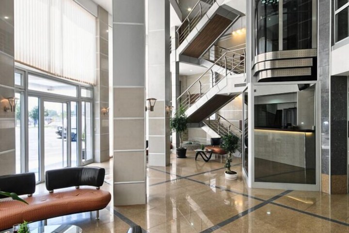 Interior entrance