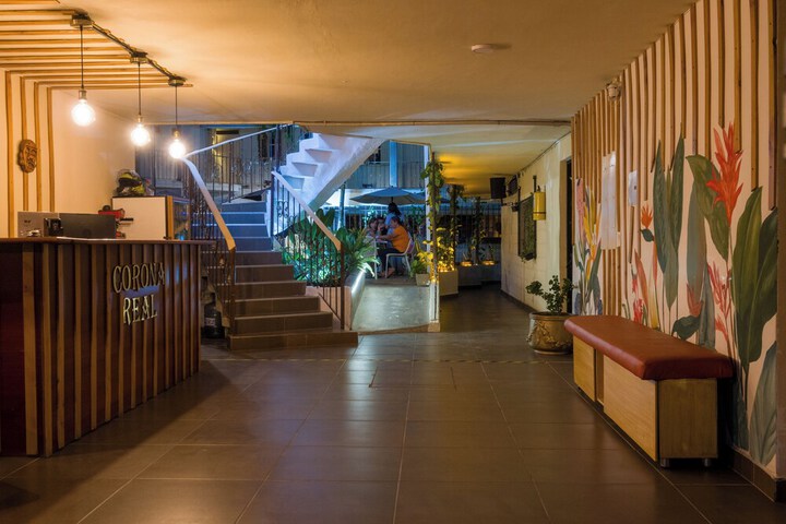 Interior entrance
