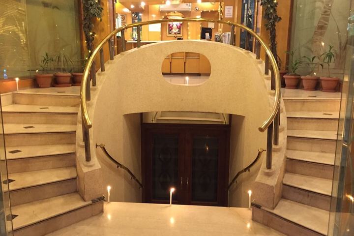 Interior entrance