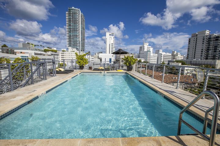 Rooftop pool