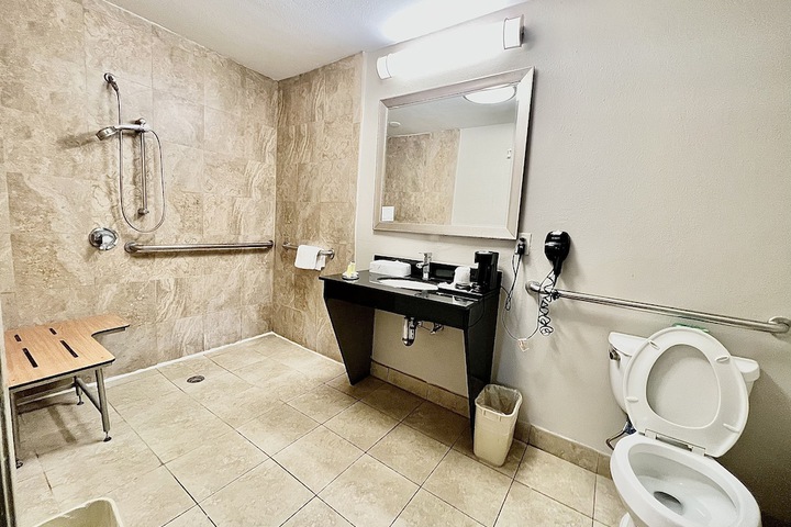 1 Double Bed Mobility Accessible Roll in Shower (4 of 21)