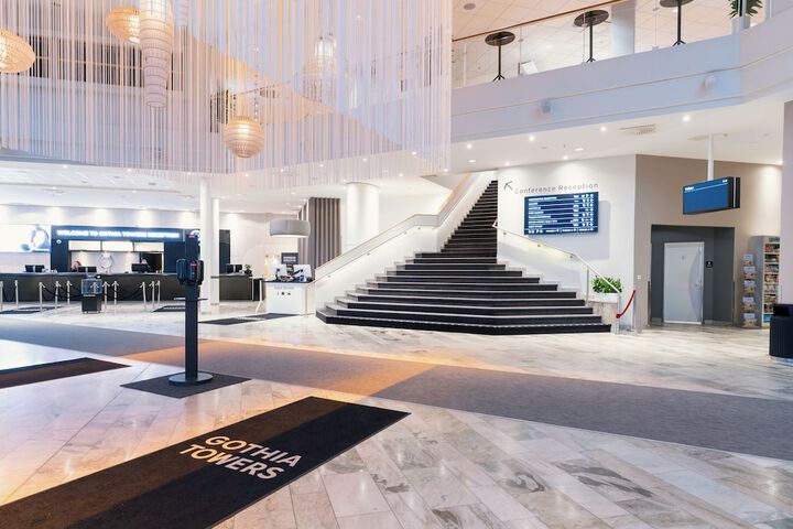 Interior entrance